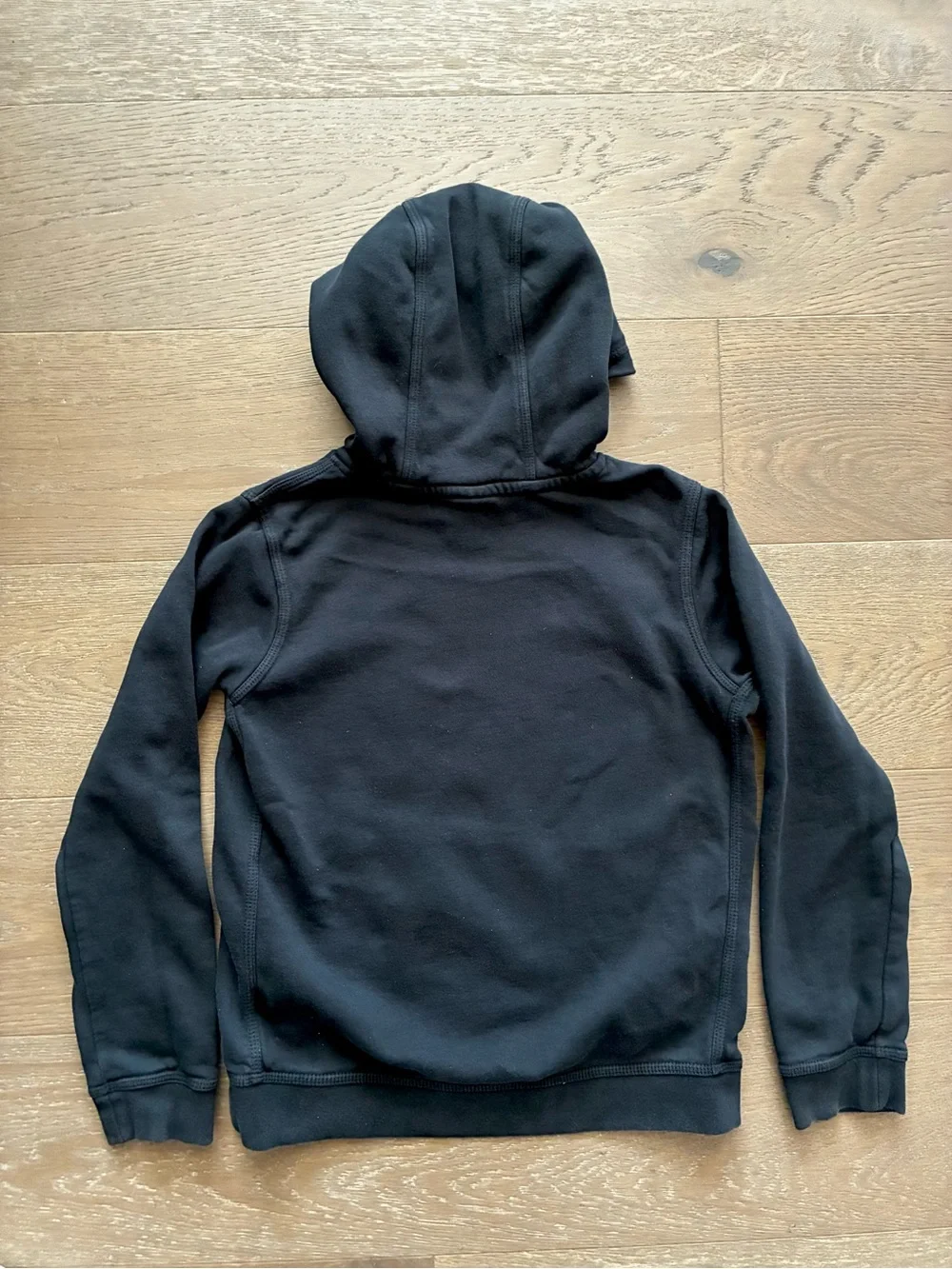Nike Black Hoodie with White Swoosh Logo